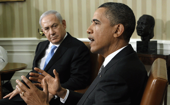 President Obama meets with Israel’s Prime Minister Benjamin Netanyahu in the Oval Office on May 20, 2011.