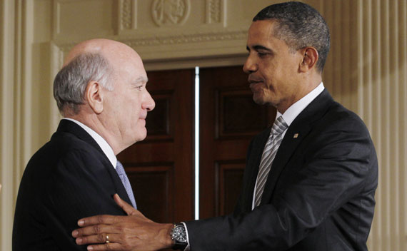 President Barack Obama introduces William Daley as the new White House Chief of Staff