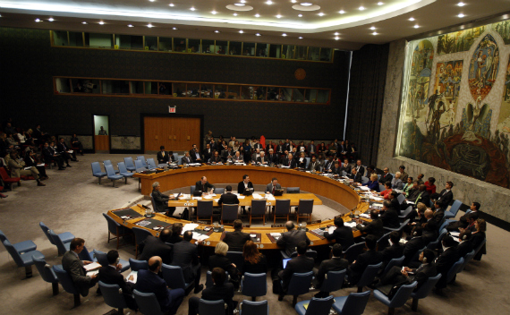 A session of the United Nations Security Council in New York. (Shannon Stapleton/courtesy Reuters)