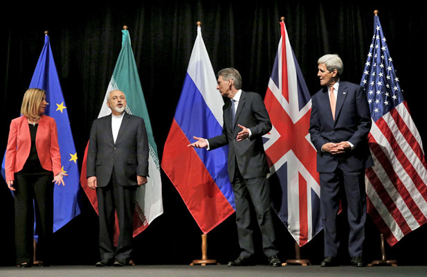 Kerry and Zarif in Vienna