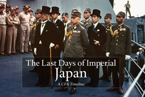 Timeline: Last Days of Imperial Japan