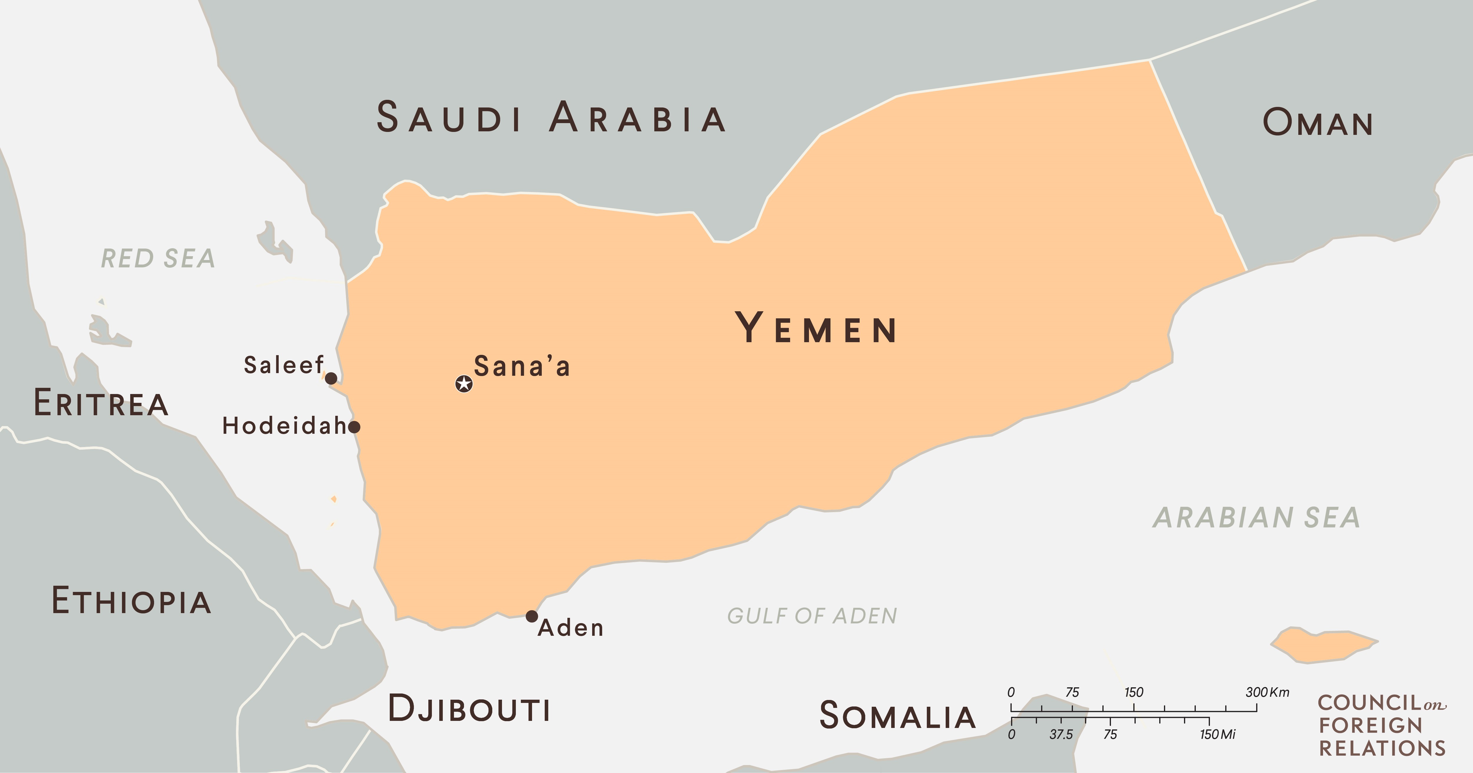 Map of Yemen