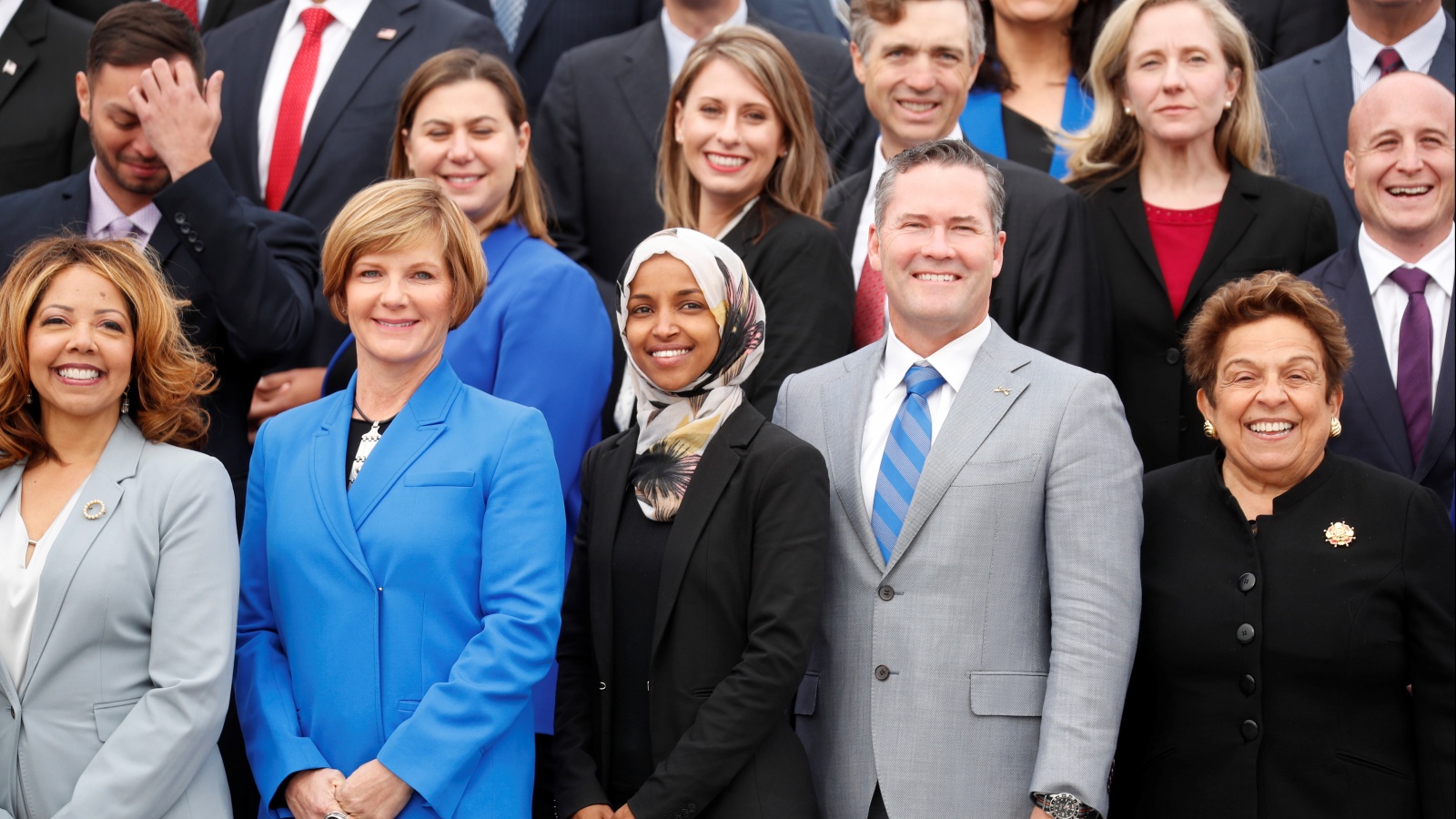 Incoming newly elected members of the U.S. House of Representatives on Capitol Hill in Washington, U.S., November 14, 2018. Kevin Lamarque/REUTERS 