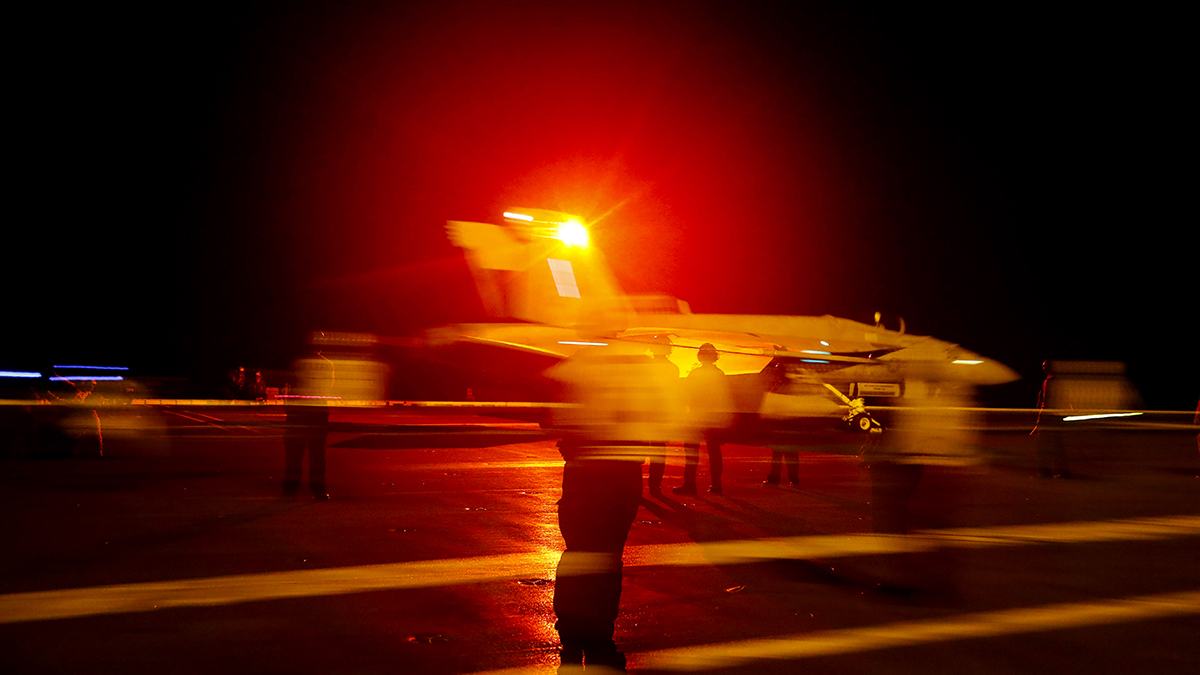 The United States moves an aircraft carrier near Iran as tensions rise in May 2019.