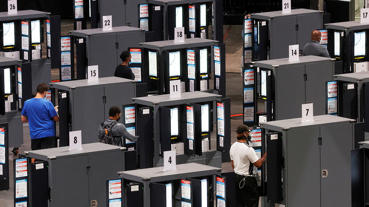 voters cast their ballots in Atlanta, Georgia